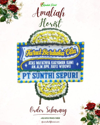Papan Bunga Duka di Gunung Sugih